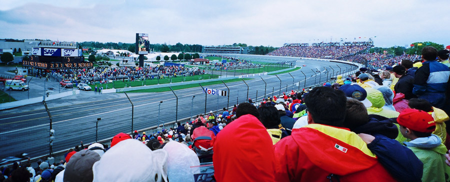 Turn 1 at Indy